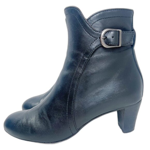 Attilio Giusti Leombruni Boots for Women for sale - eBay AGL Attilio Giusti Leombruni Himena Black Leather Ankle Boot Booties Size 8.5